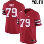 Youth Ohio State Buckeyes #79 Dawand Jones Red Nike NCAA College Football Jersey Season EAC3444RO